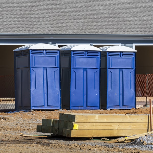 do you offer hand sanitizer dispensers inside the porta potties in Elm Springs Arkansas